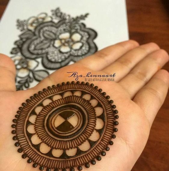 Mehndi 4 Art on Instagram: “Follow @mehndi4art Follow @mehndi4art Follow  @mehndi4art (for more v… | Round mehndi design, Basic mehndi designs, Circle  mehndi designs