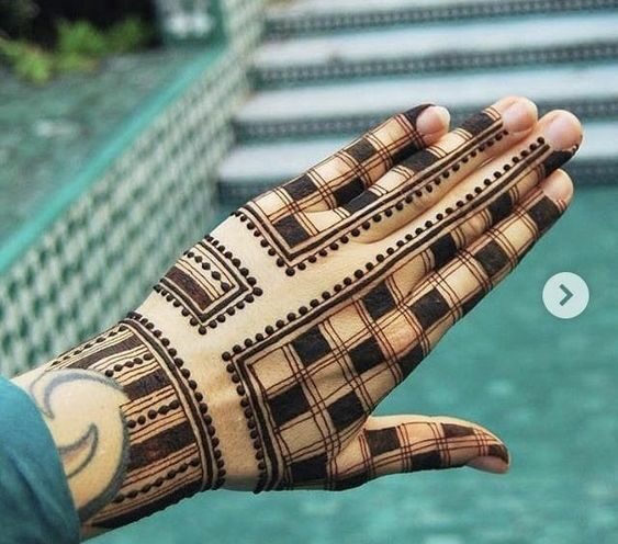 creative mehndi design