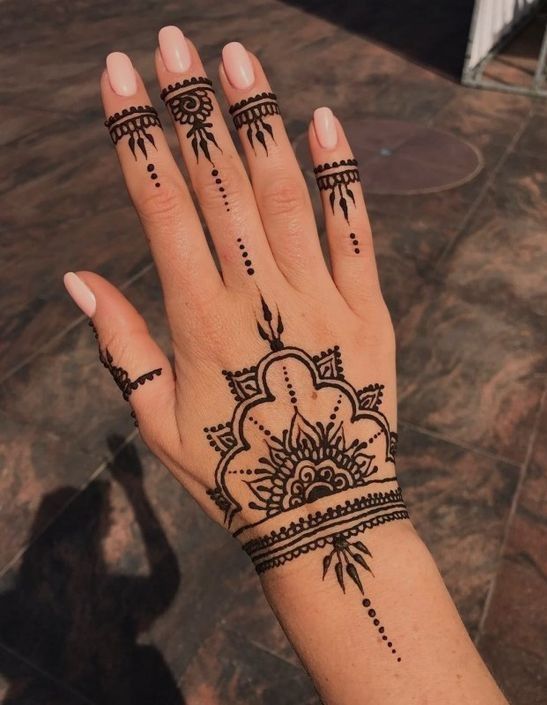 easy mehndi designs for girls