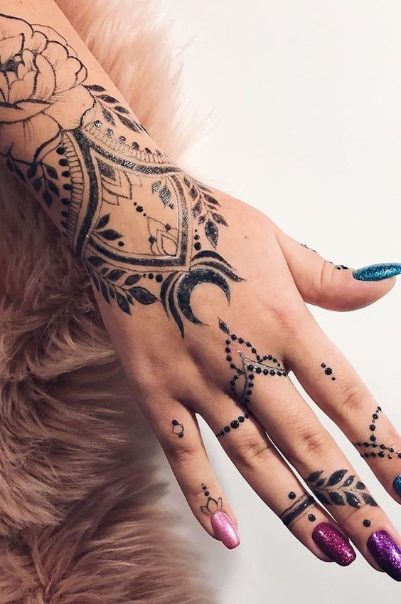 henna tattoo design