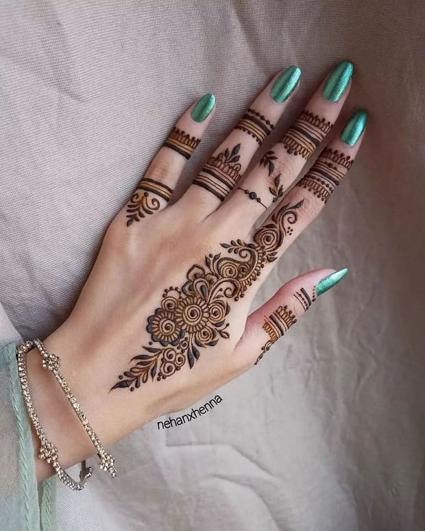 instagram easy mehndi design