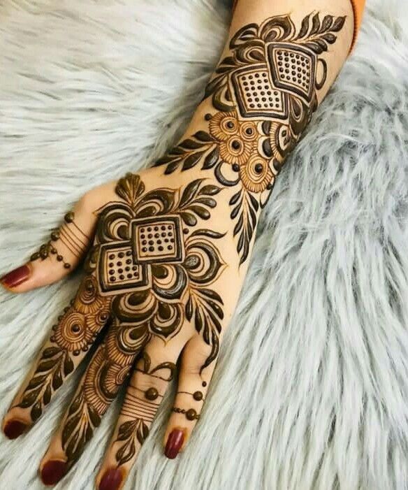 Bridal Arabic Full Hand Henna Design||Latest Mehndi Design by 9T9  Arts||Easy Back Hand Mehndi Design - YouTube