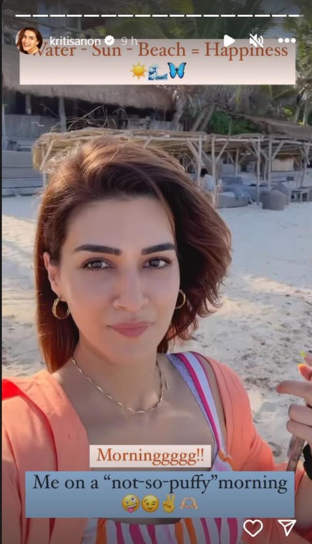 kriti sanon not so puffy face