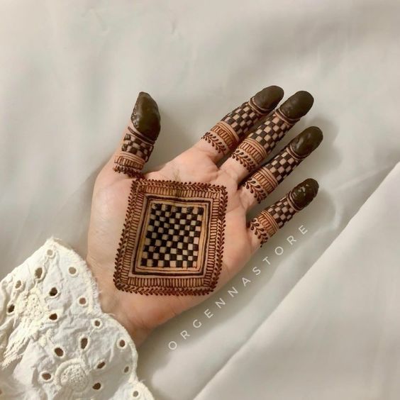 latest palm mehndi designs