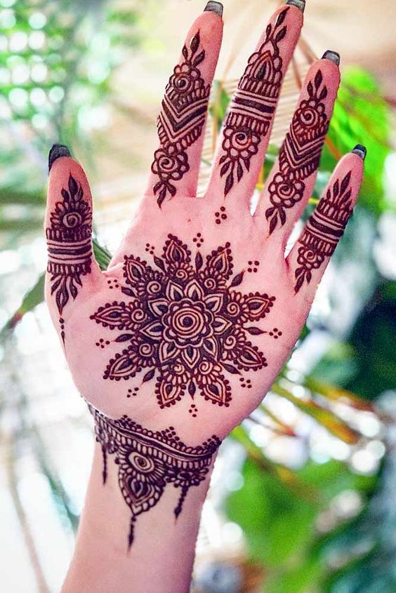 mandala mehndi design