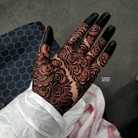 modern arabic mehndi design