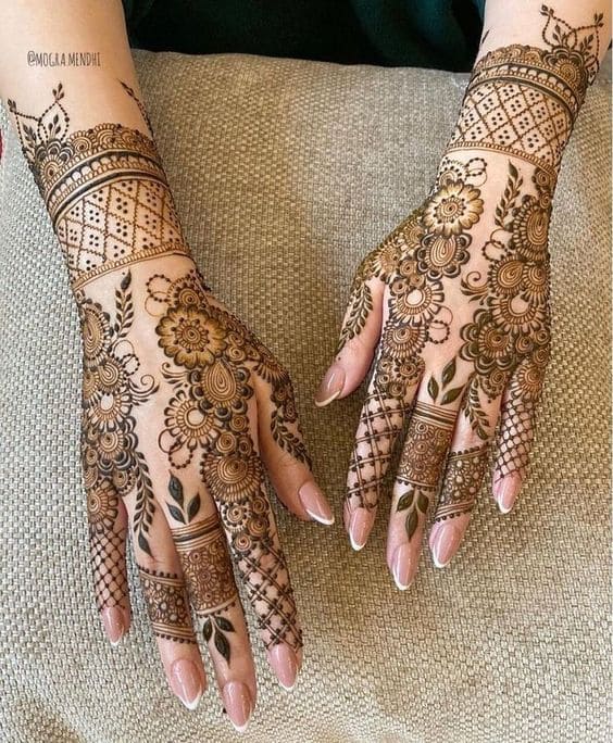 modern henna design