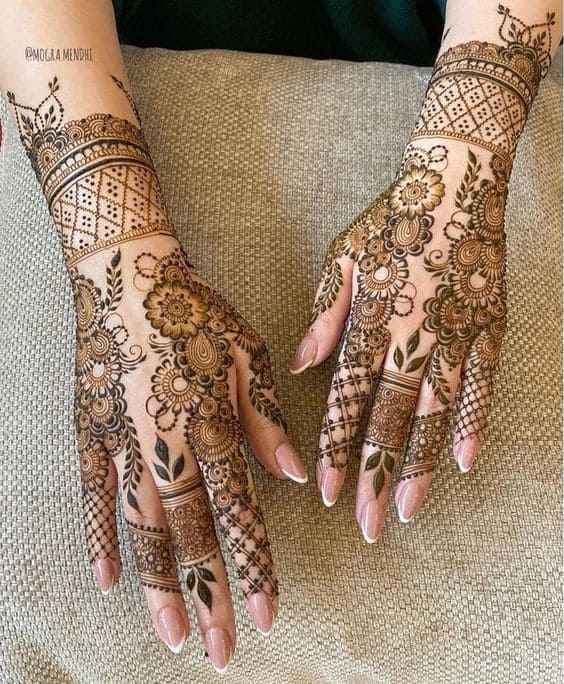 modern henna design