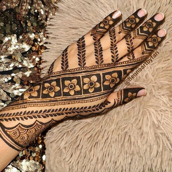 modern mehndi