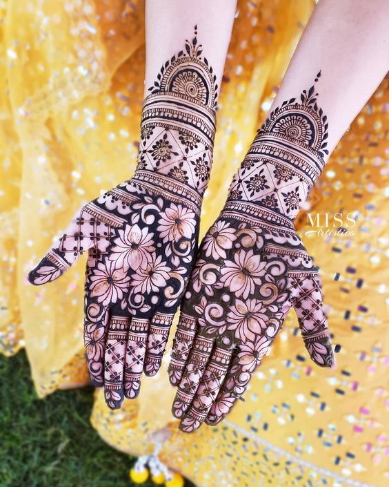 modern new mehndi design simple