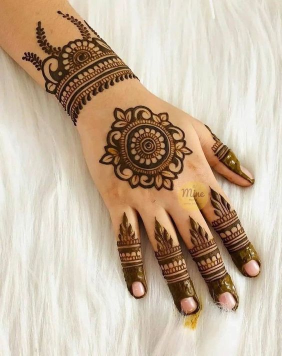 new mehndi design for girls