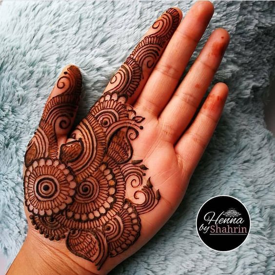 paisley mehndi design