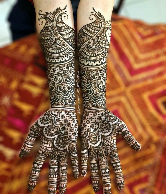 paisley mehndi design