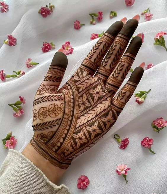 palm henna designs