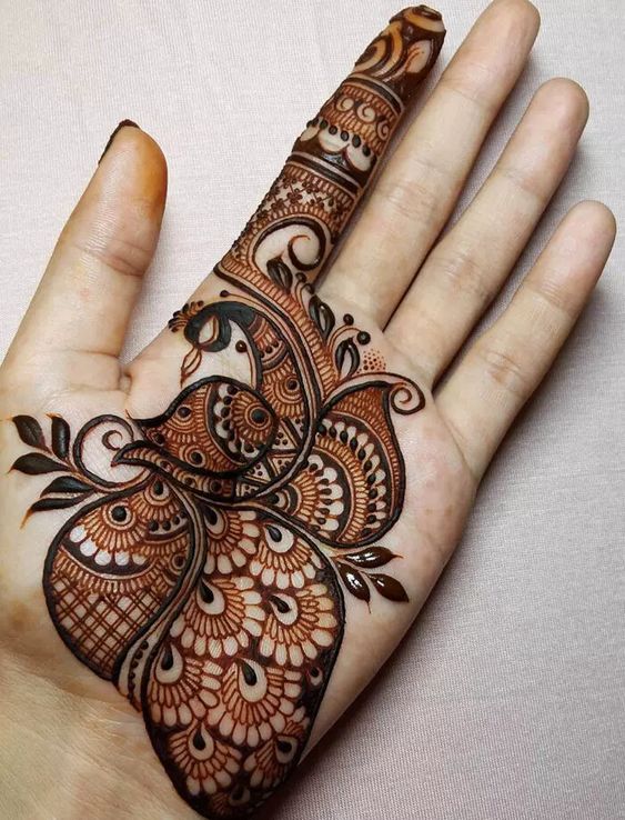 palm mehndi design