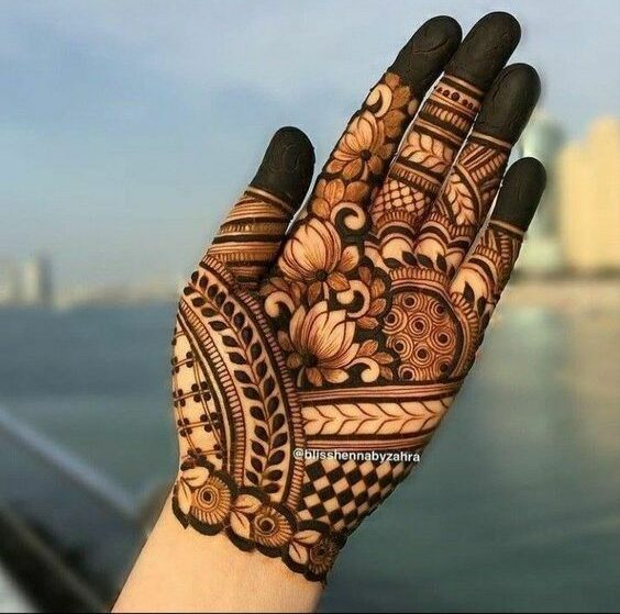 palm mehndi designs for girls