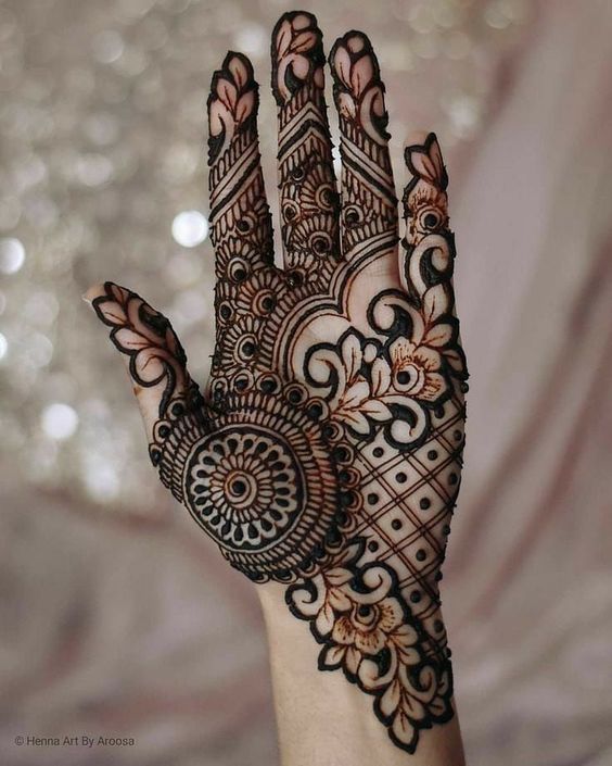 palm mehndi designs