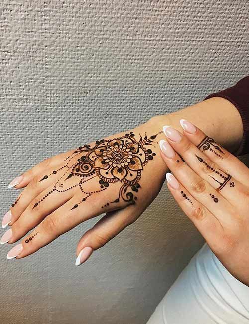 simple mehndi design