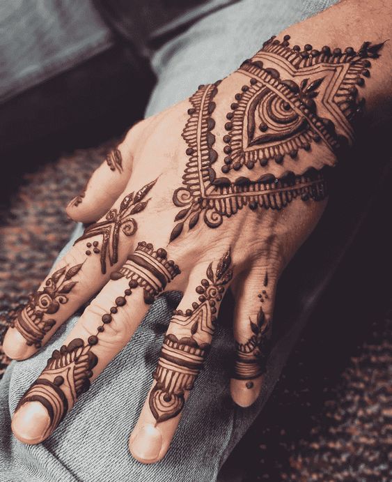 wedding groom mehndi design