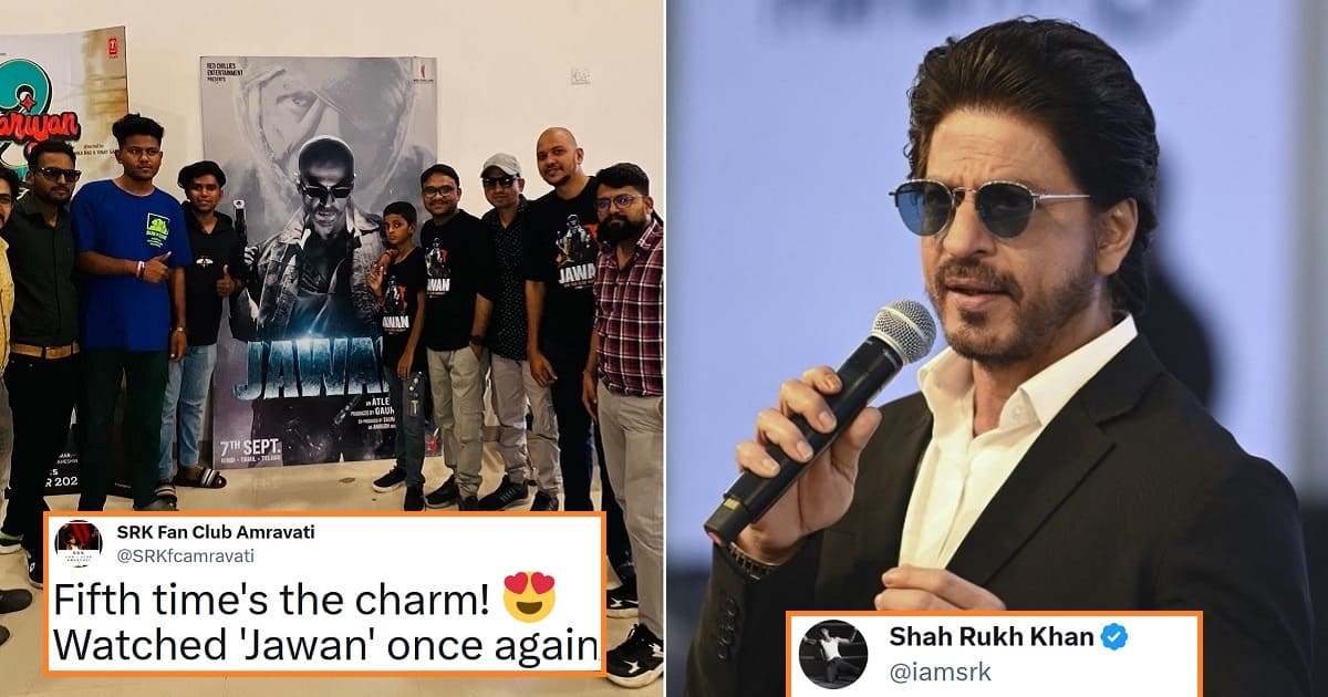 Fan watch jawan 5 times SRK responds
