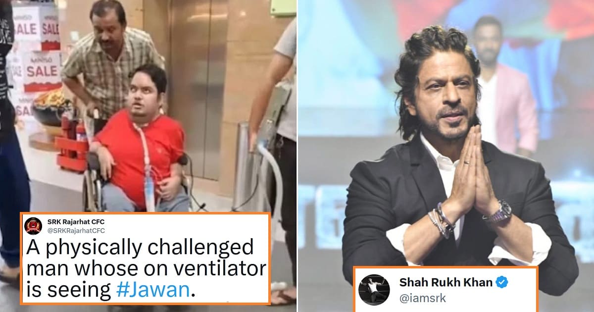 SRK reply man on ventilator watch Jawan