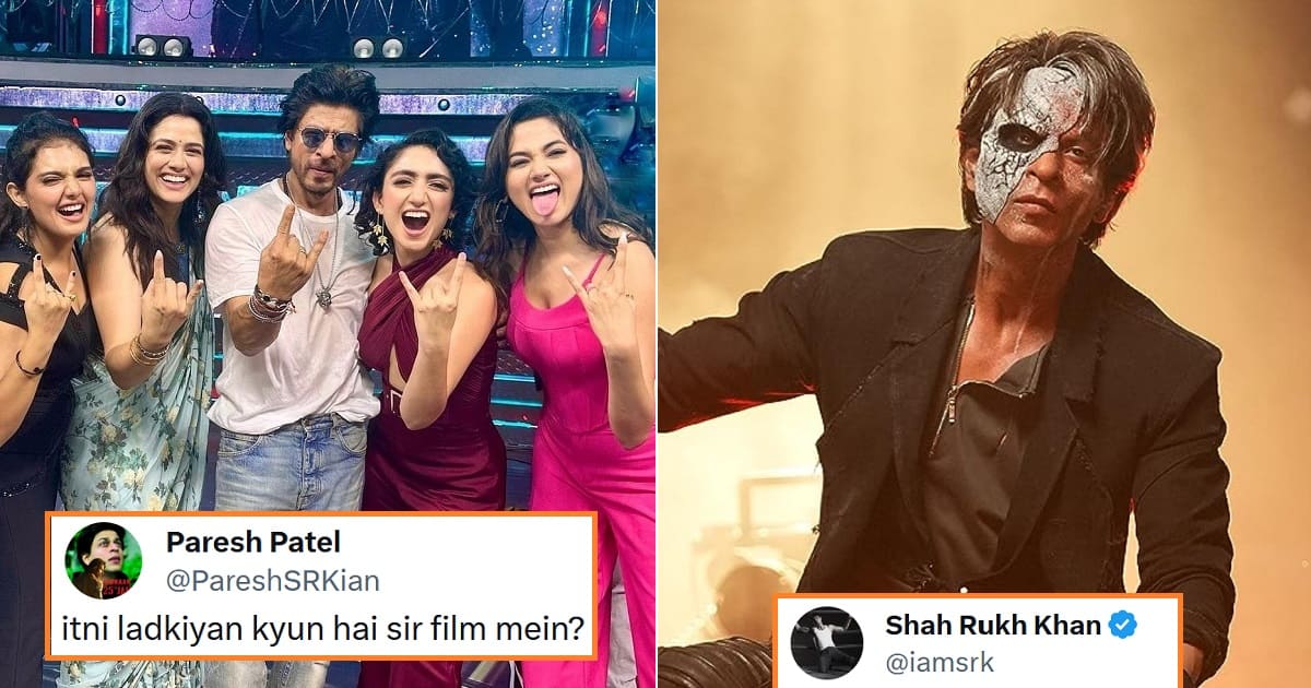 Shah Rukh Khan reply Itni ladkiyan kyun hai film mein