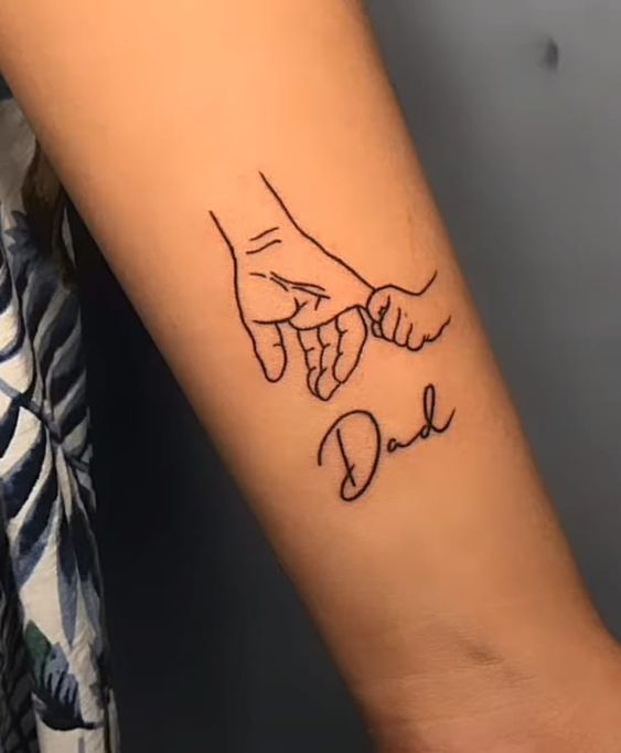 adorable dad tattoo designs