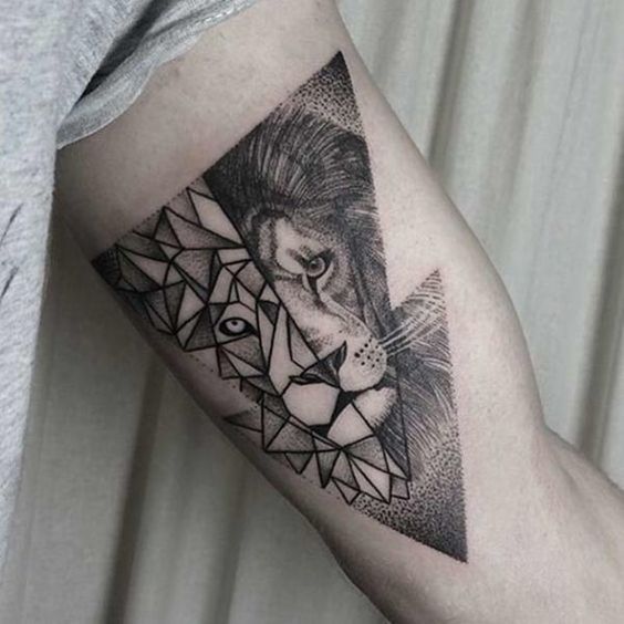 bicep tattoo for men