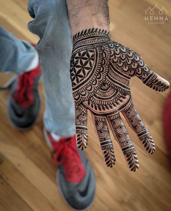 detailed mehndi designs for grooms