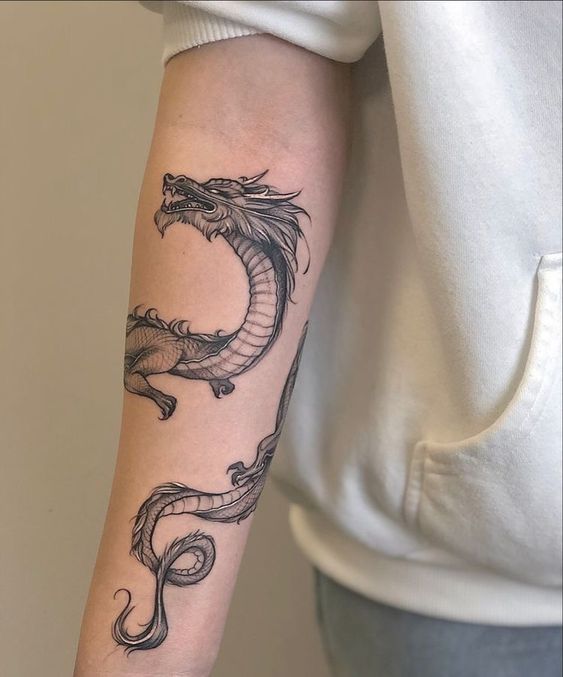 dragon tattoo