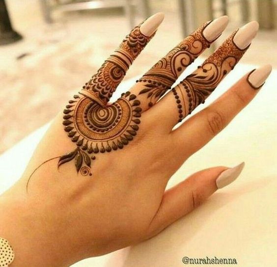 easy and simple mehndi design