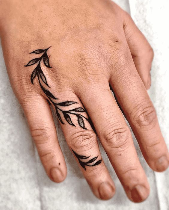 finger tattoo design