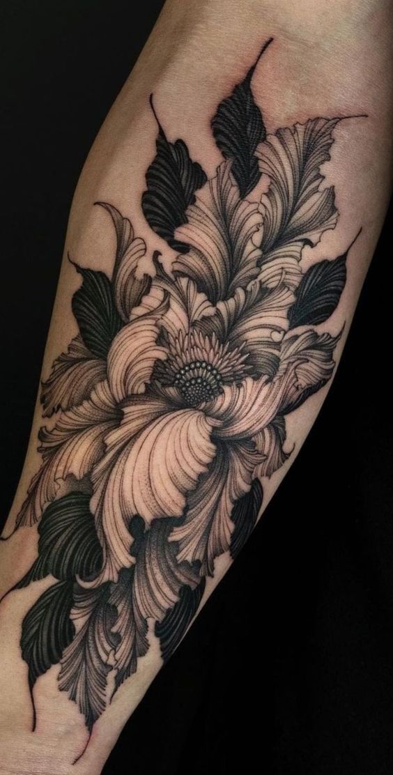 flower tattoos for men