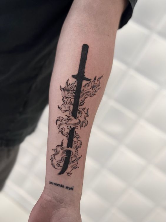katana tattoo designs