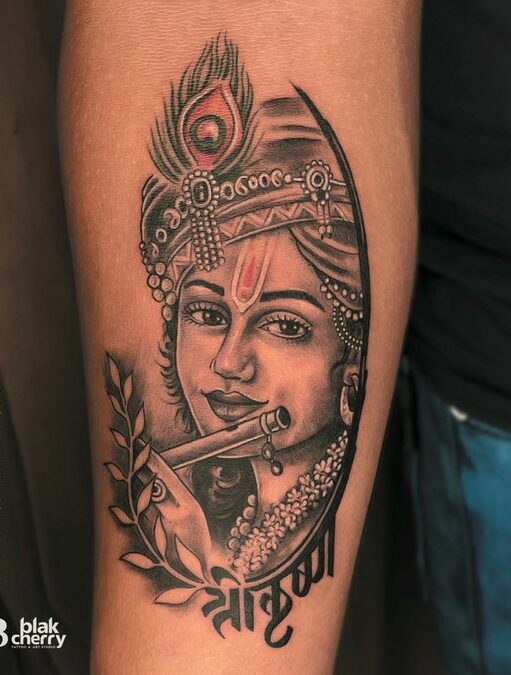 krishna tattoo theme