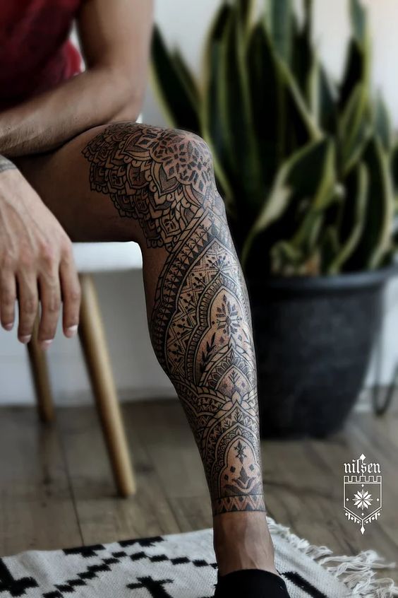 leg tattoo ideas for men