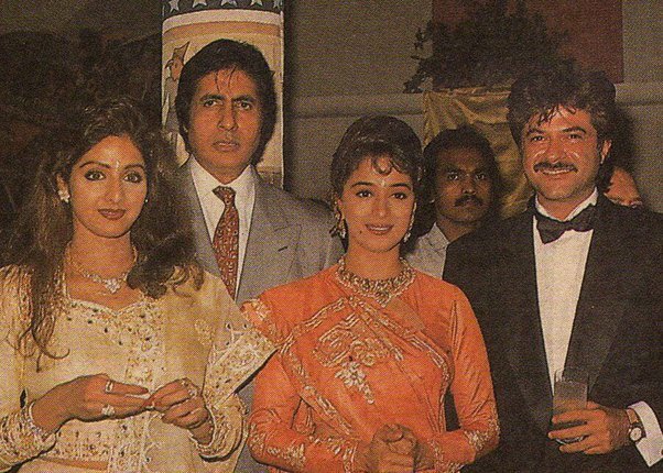 madhuri and amitabh