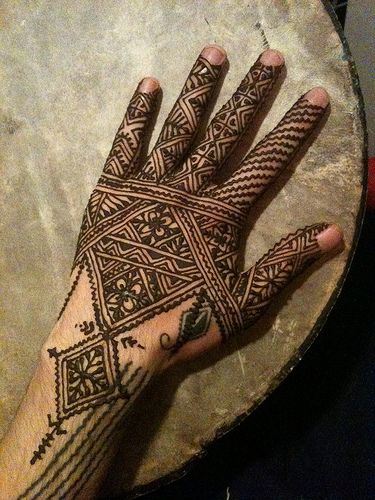 morrocan henna design