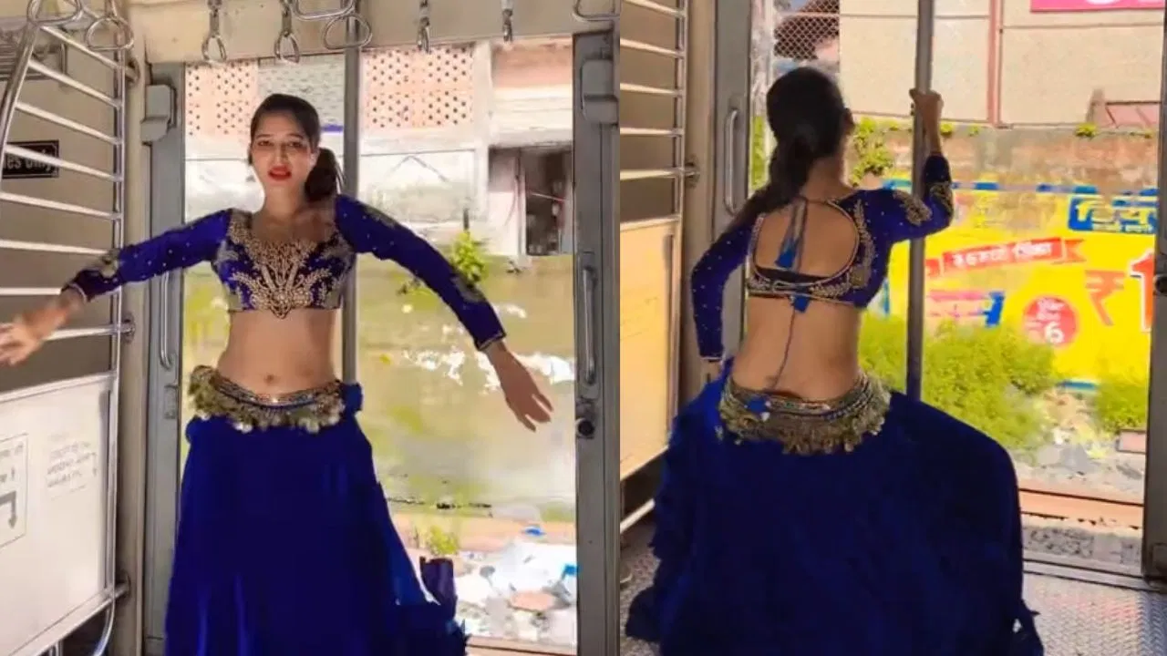 mumbai local belly dance video