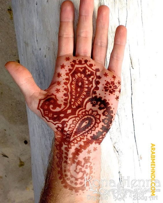 paisley mehndi design