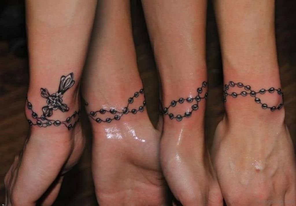 rosary tattoo design