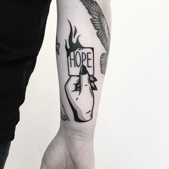 small hand tattoos for men