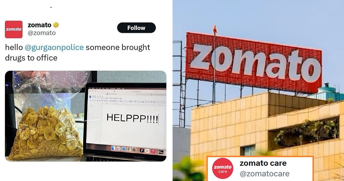 zomato - someone brought drugs to office