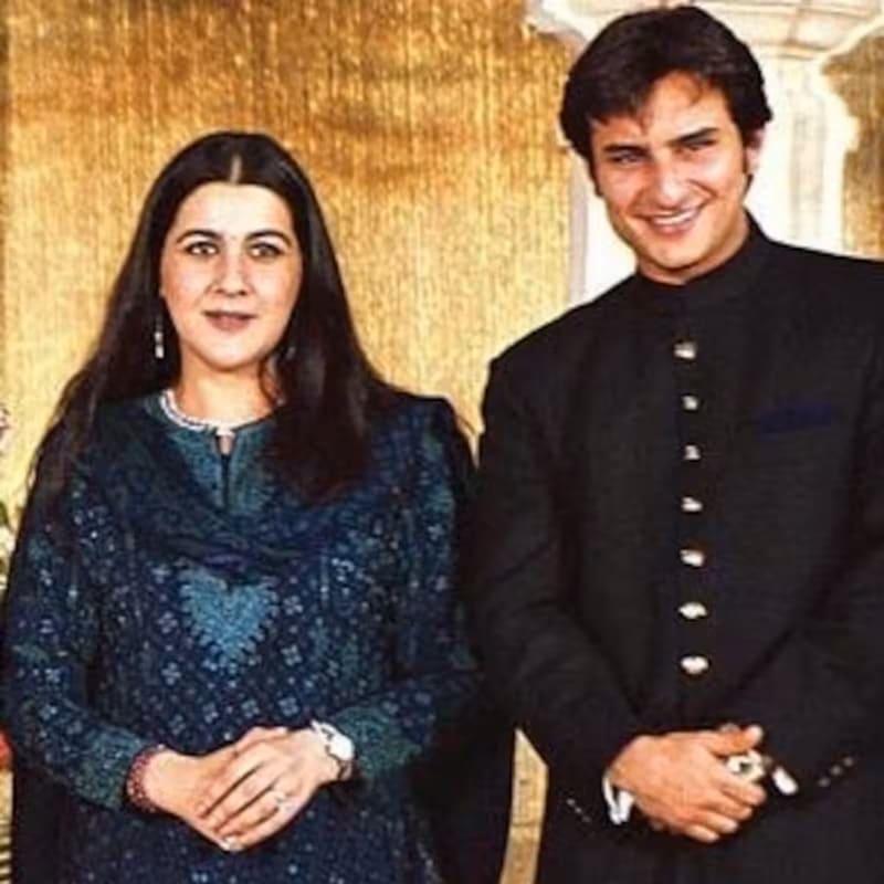 Amrita Singh and Saif Ali Khan