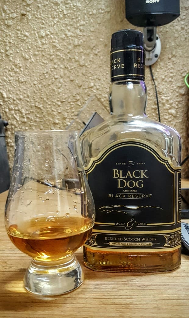 Black Dog Scotch Whiskey name 