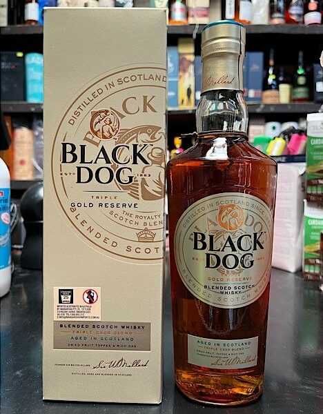 Black Dog Scotch Whiskeygold