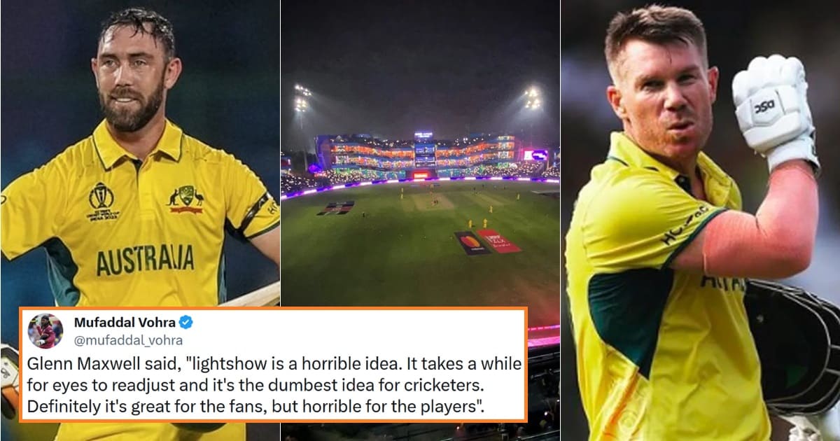 Teammates David Warner And Glenn Maxwell Argues Over Light Show During ...