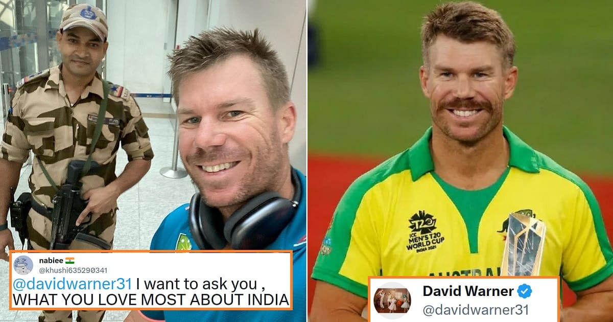 David Warner on India