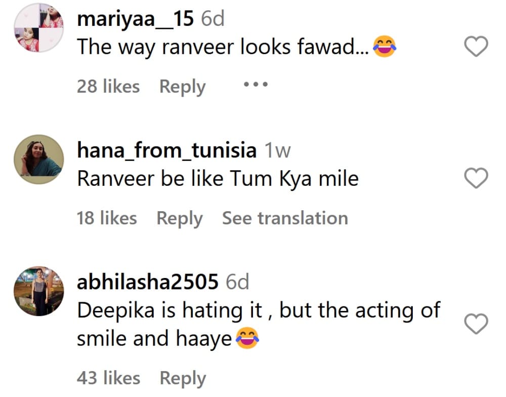 Deepika Padukone Fawad Khan