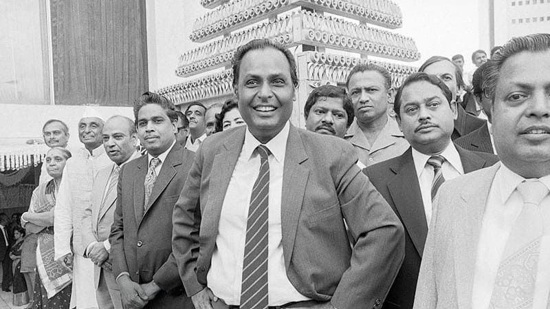 Dhirubhai Ambani first job